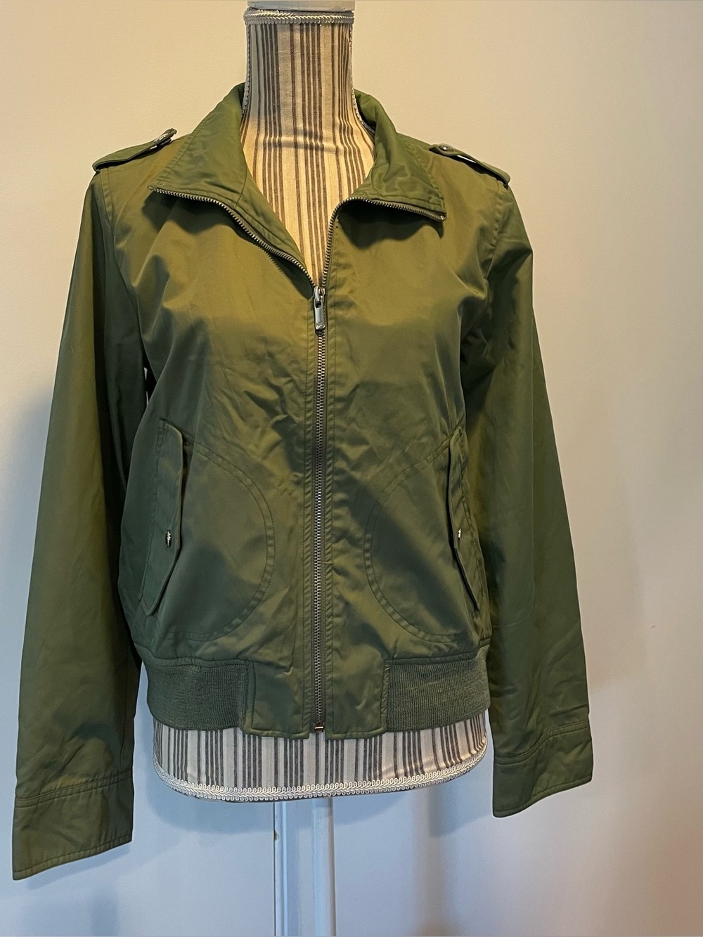 Michael Kors Women’s Olive Green Bomber Jacket